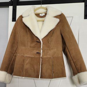 LOFT Tan and Cream Jacket